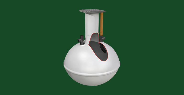 Diagram of a Septic Tank
